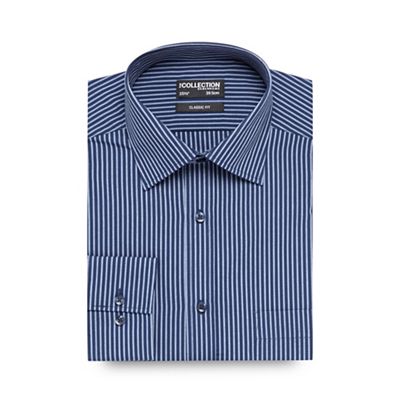 The Collection Navy striped long sleeved shirt